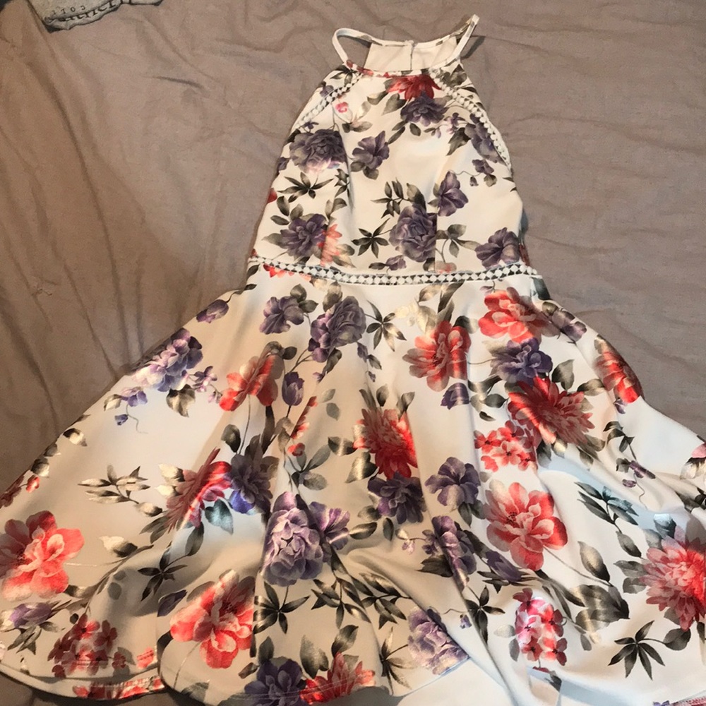 white homecoming dress